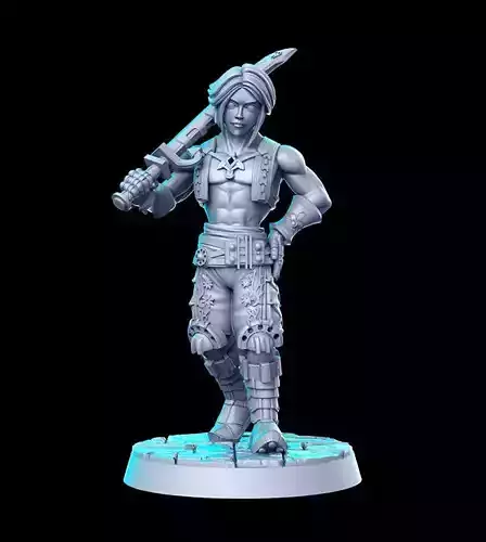 Vaan Final Fantasy 32mm Pre-supported