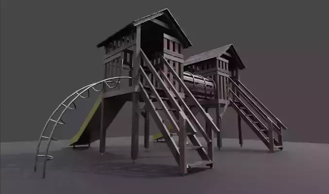 Wooden Kids Playground