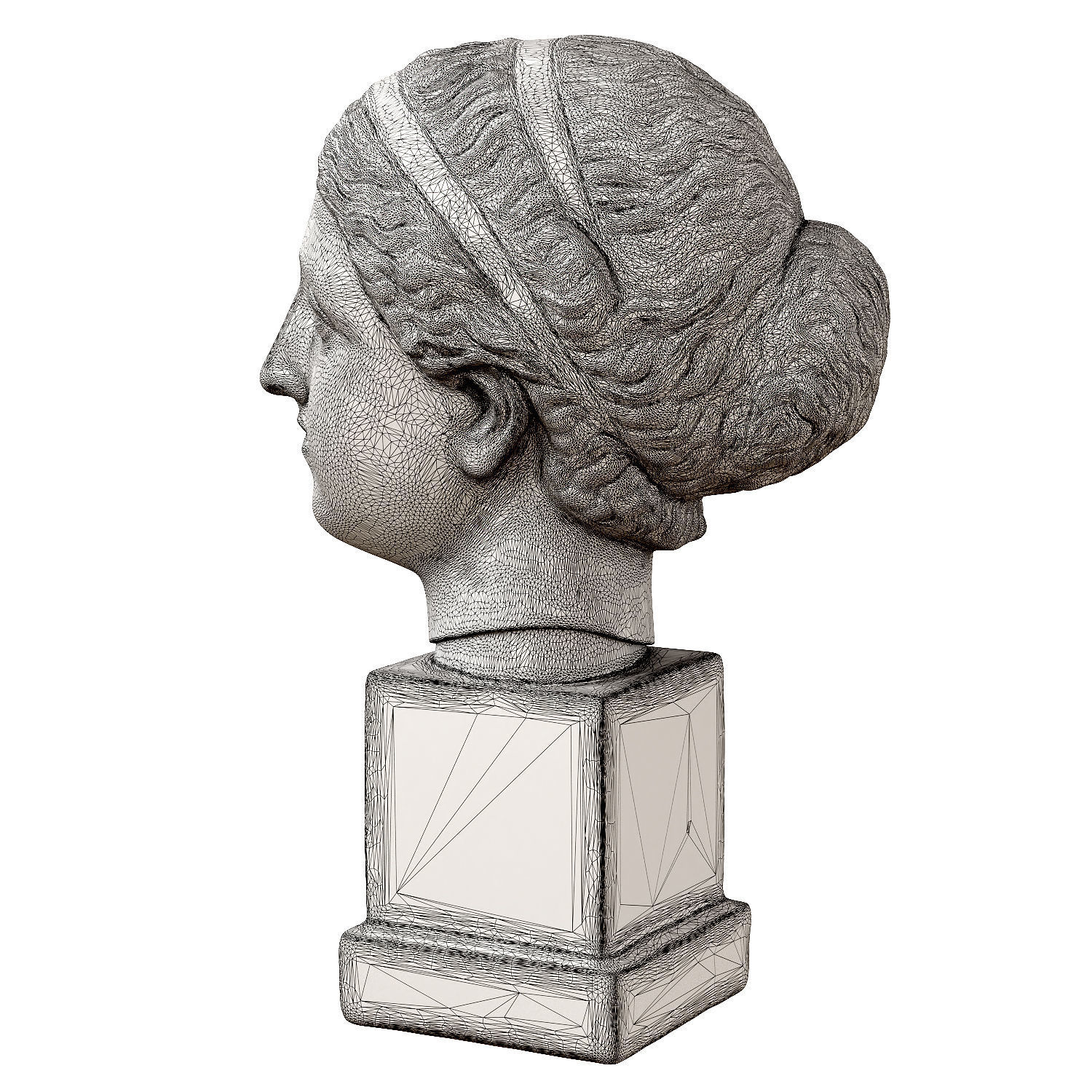 Head of Aphrodite 3D model_7