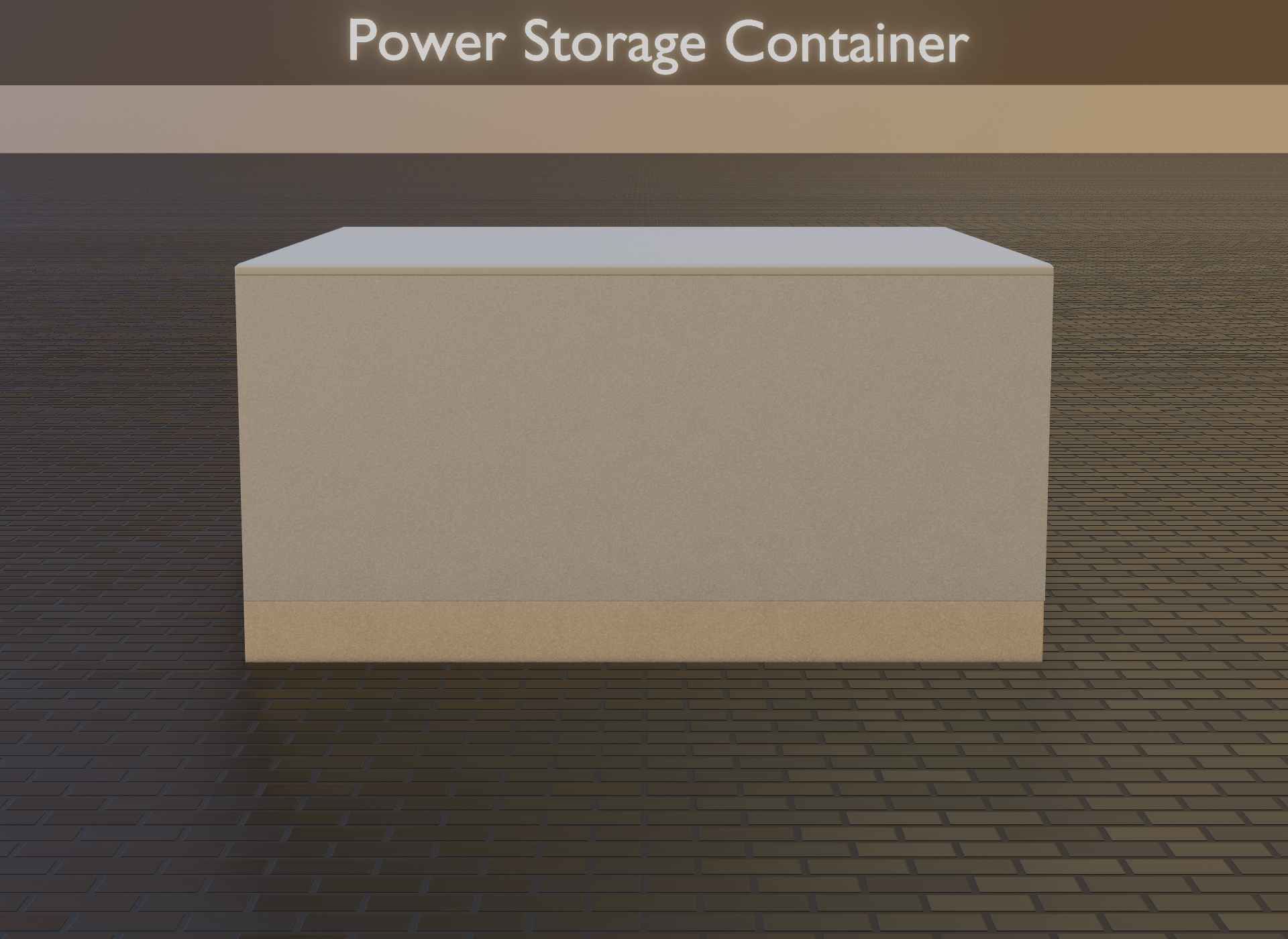 Power Storage Container Low-poly 3D model_18
