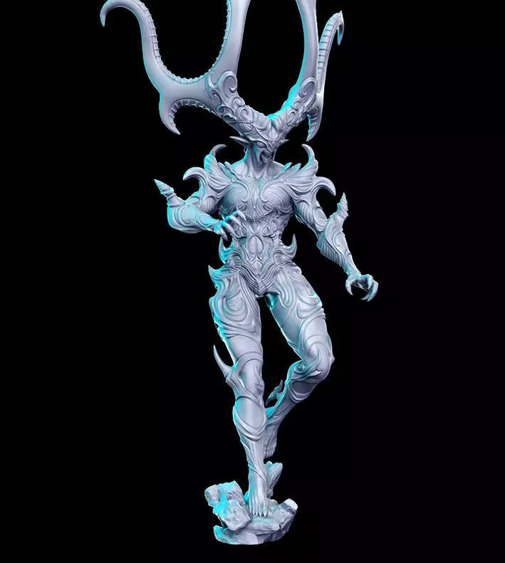 Ifrit XIV Final Fantasy 32mm Pre-supported 3D print model