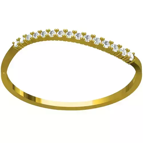 Simple Round Diamond Bracelet
