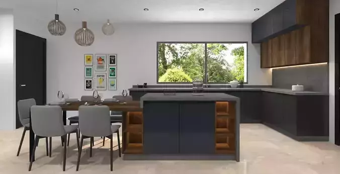 Kitchen Design  3D model