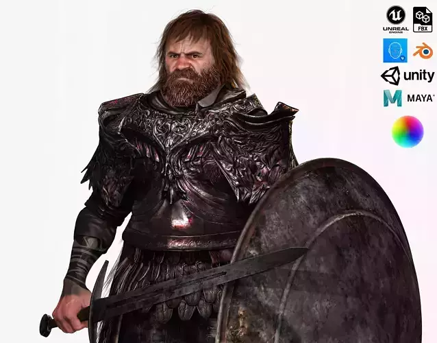 Viking Ready with facial rig