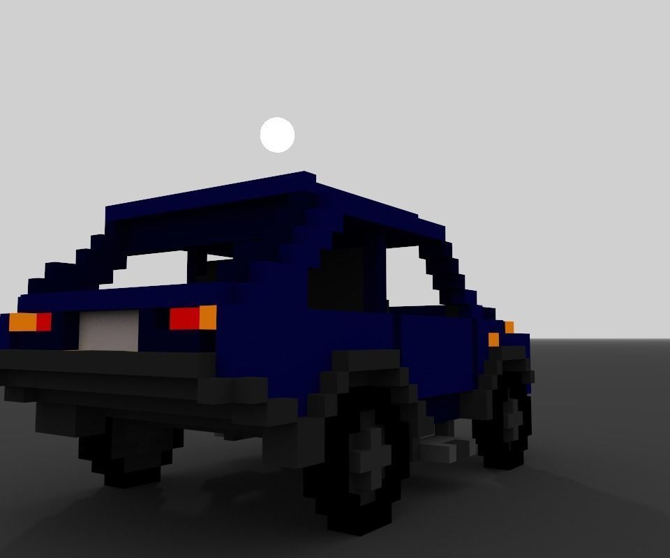 jeep car Free low-poly 3D model_3