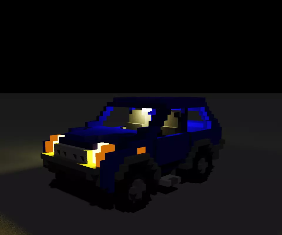 jeep car Free low-poly 3D model_0