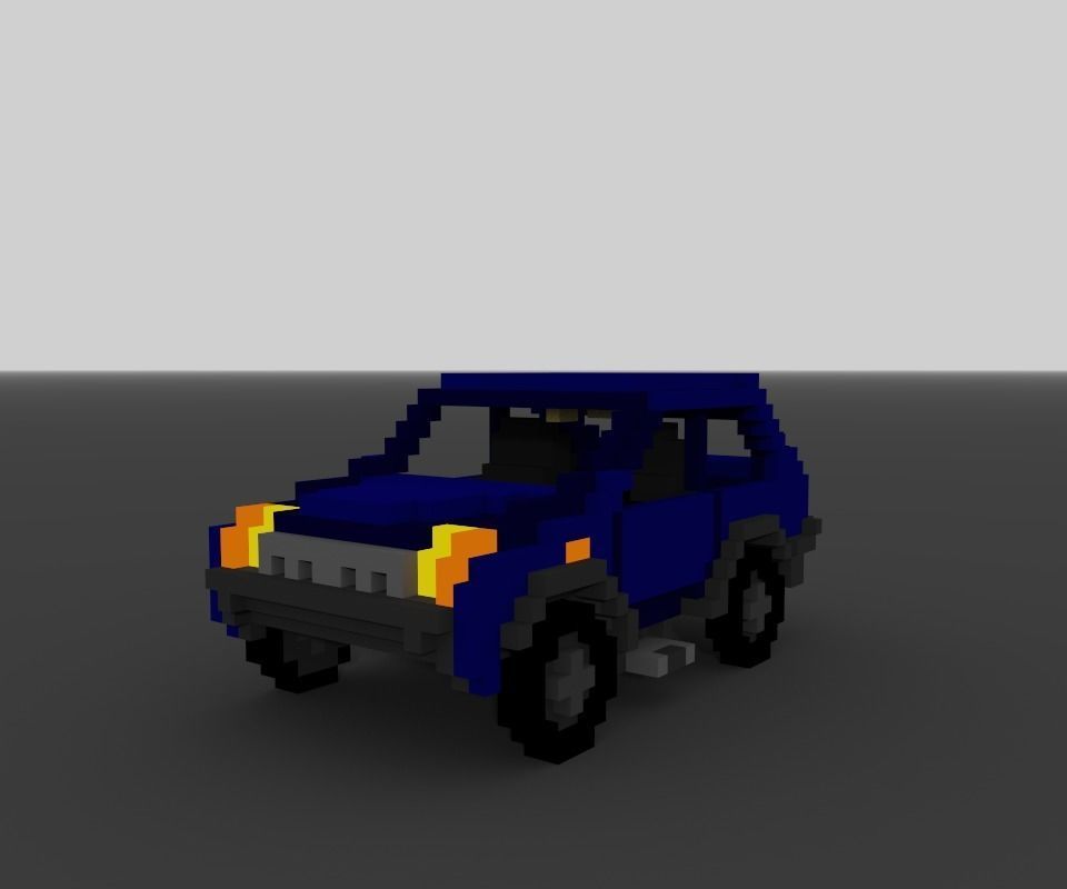 jeep car Free low-poly 3D model_2