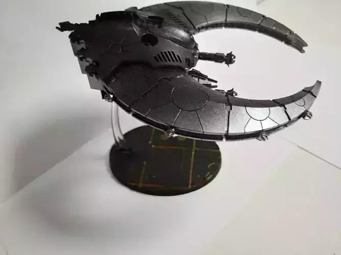 Necron-mantic world 120x92mm base for new flyer stands 