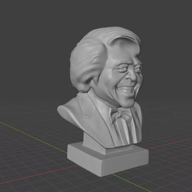 James Brown 3D print model_7