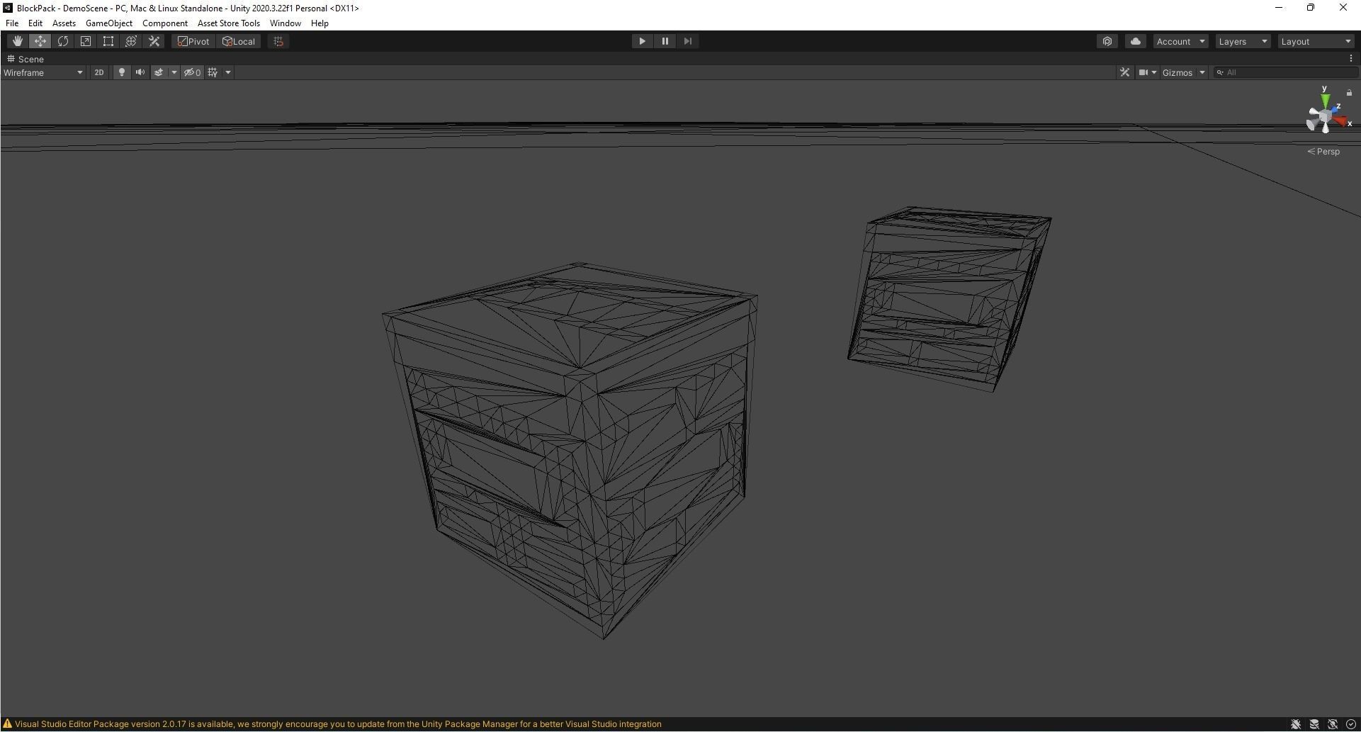 Block Pack Bee hive - block styled voxel bee hive Low-poly 3D model_24