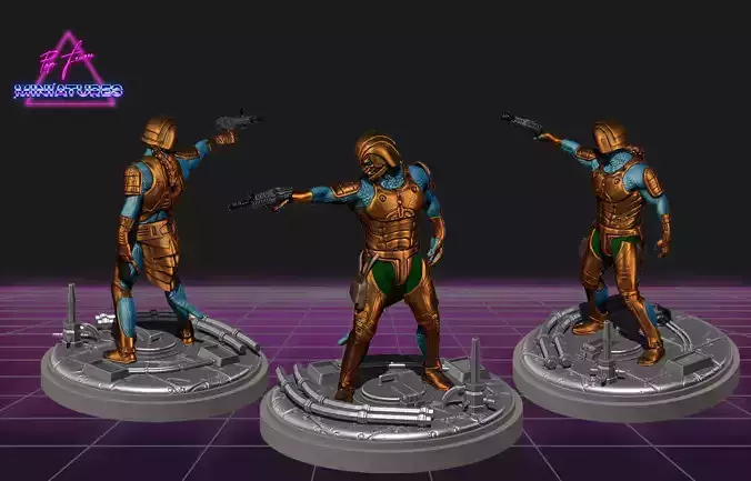 Saurod from MOTU 3d Model 3D print model