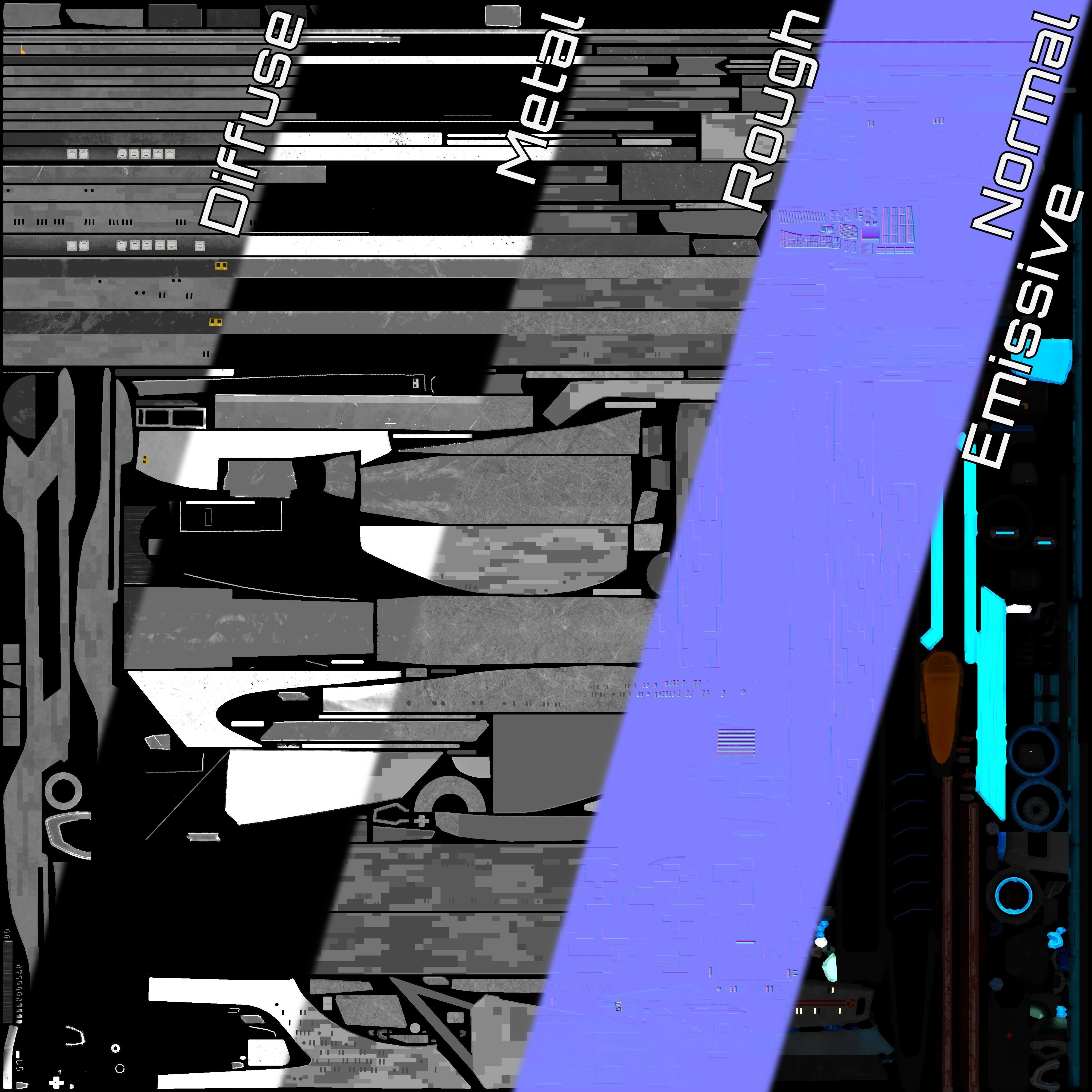 Star Trek Duderstadt-Class Starship Low-poly 3D model_2