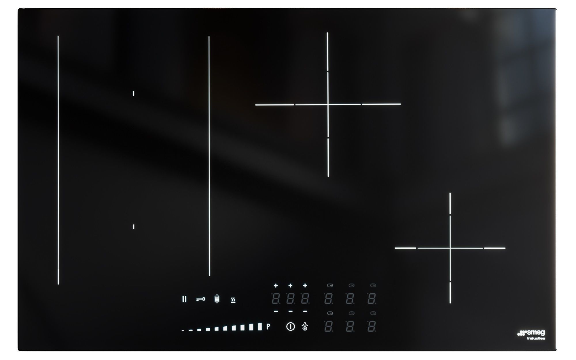 smeg range and cooktop Low-poly 3D model_9