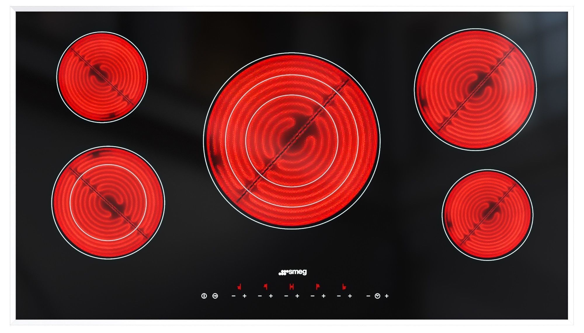 smeg range and cooktop Low-poly 3D model_10