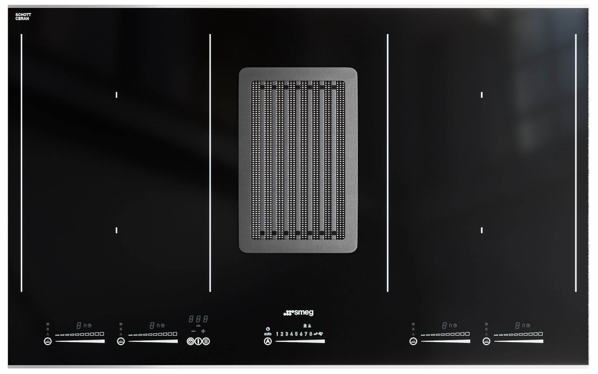 smeg range and cooktop Low-poly 3D model_7