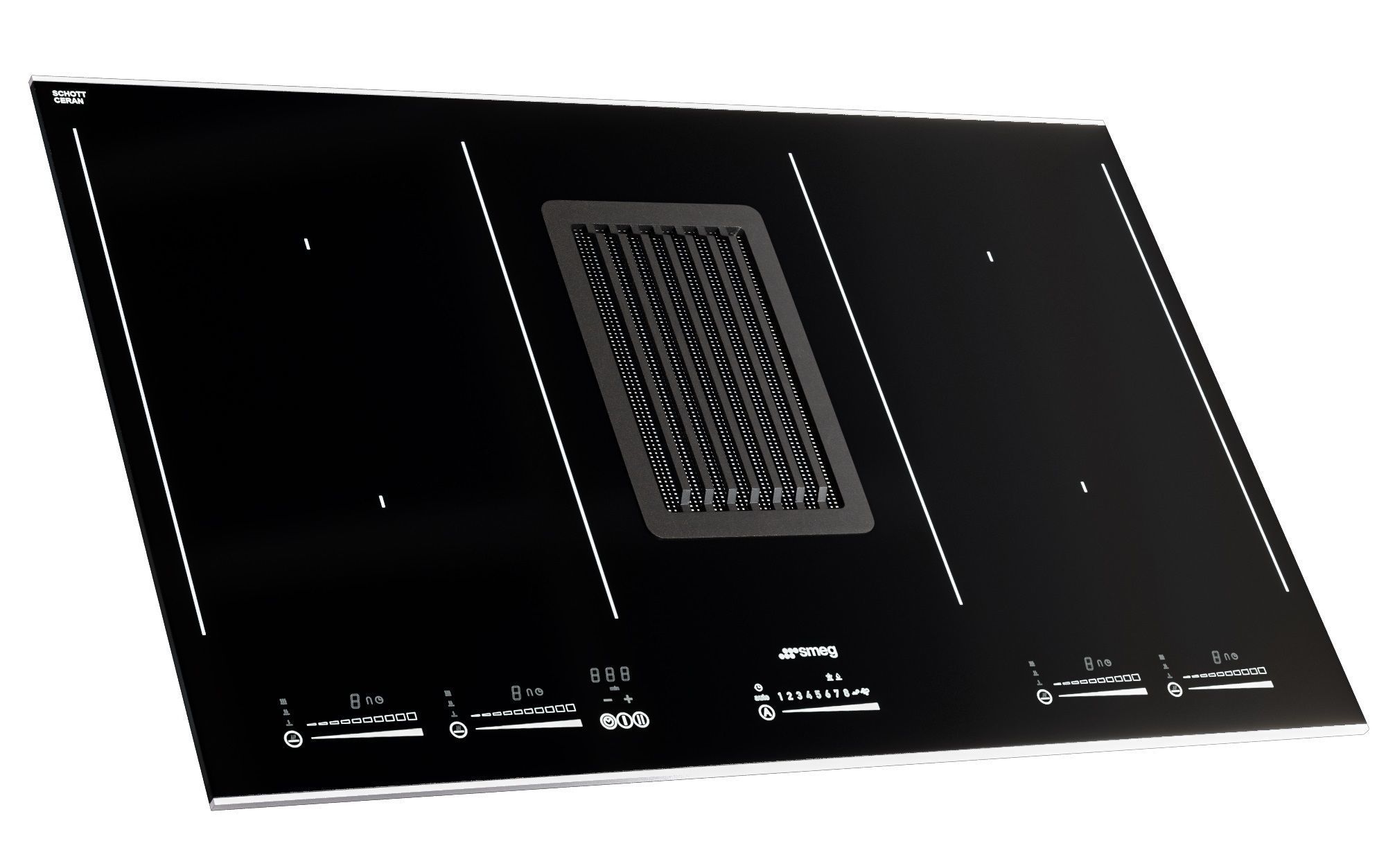 smeg range and cooktop Low-poly 3D model_8