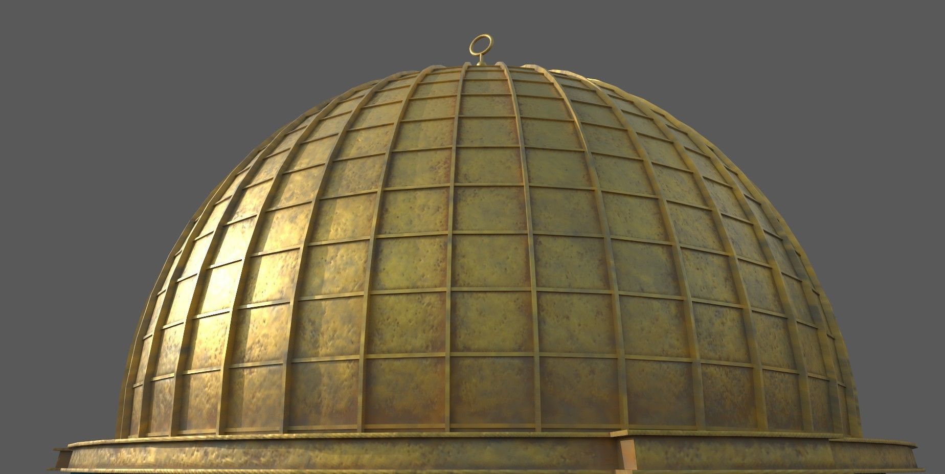 Dome Of The Rock Mosque 3D model_3