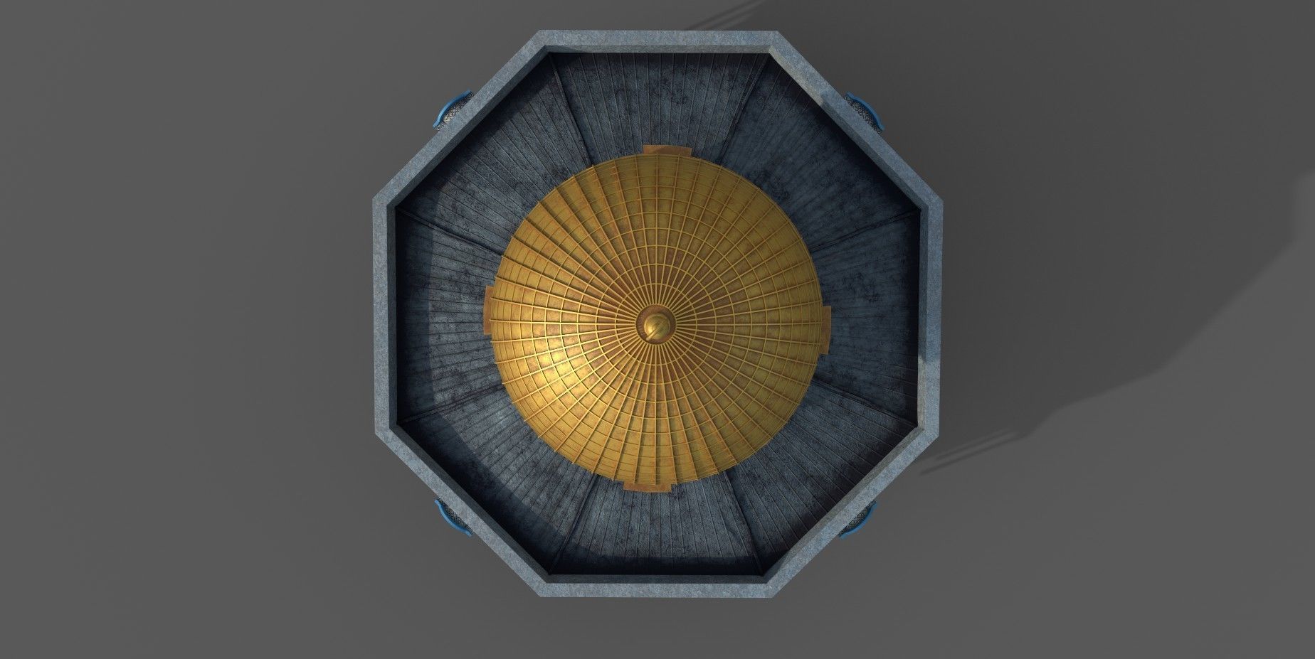 Dome Of The Rock Mosque 3D model_2