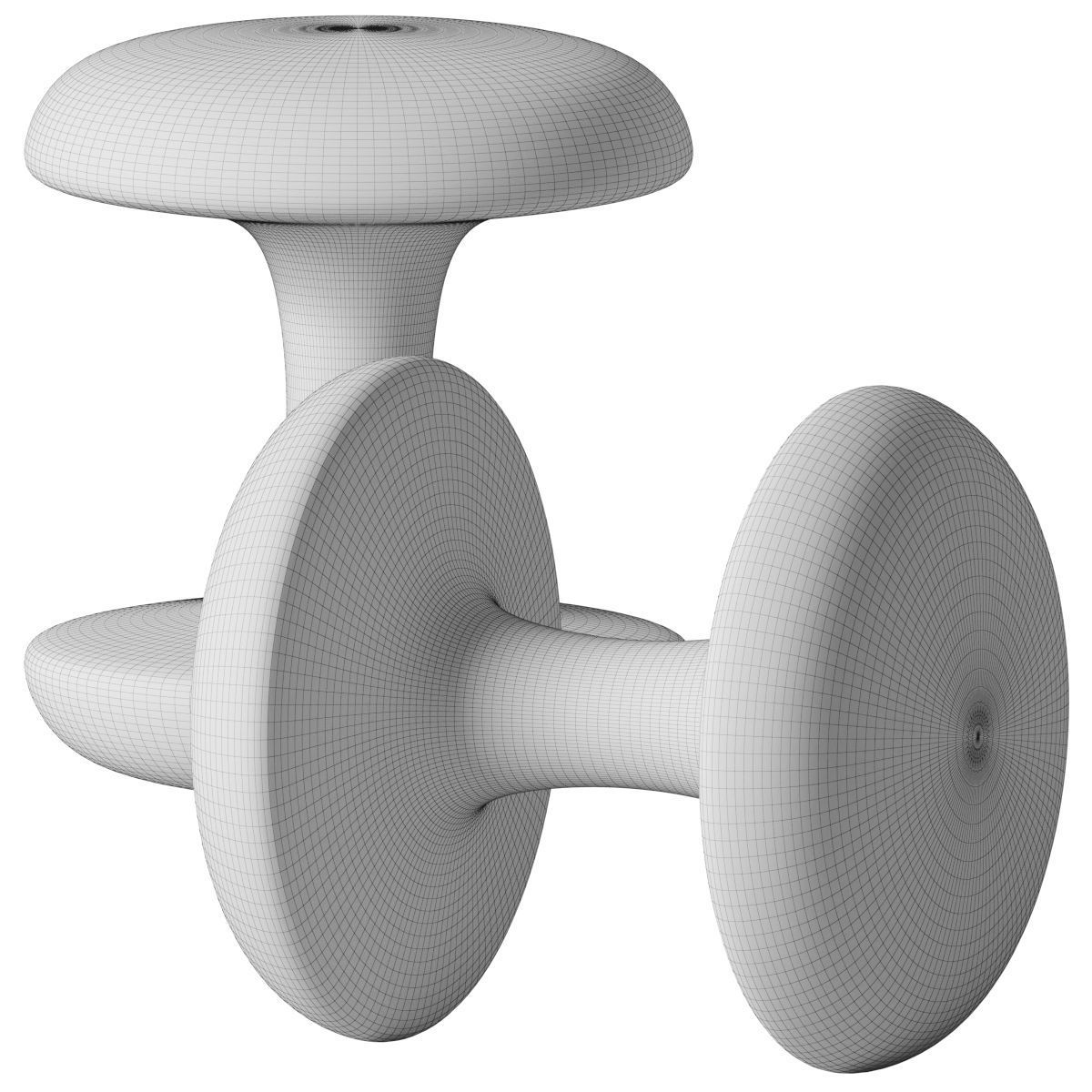 Take It Heavy - Dumbbell - Mathieu Lehanneur 3D model_2