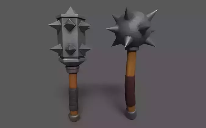 Maces weapon with spikes