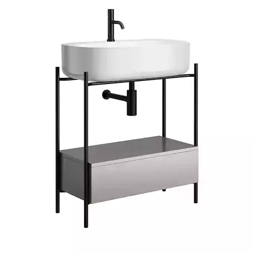 Diva 6 Floor Vanity Unit by Scarabeo Ceramiche