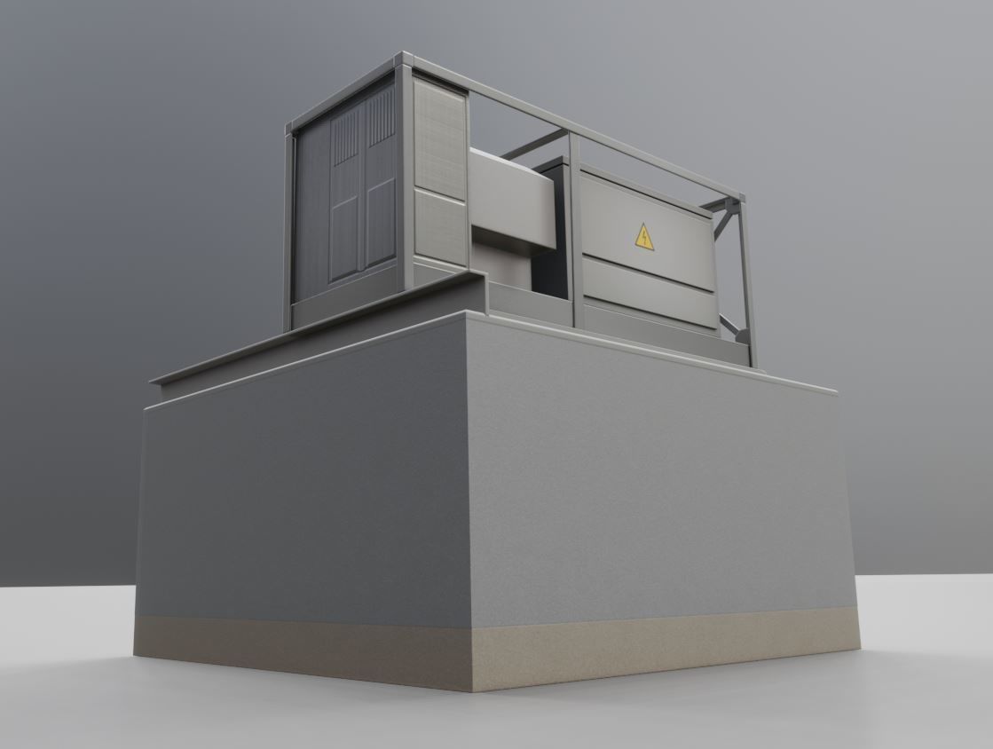 Power Storage Container Package 3D Model Collection_19