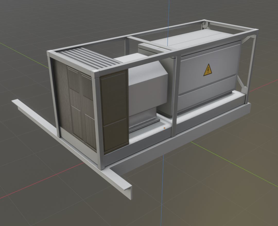 Power Storage Container Package 3D Model Collection_31