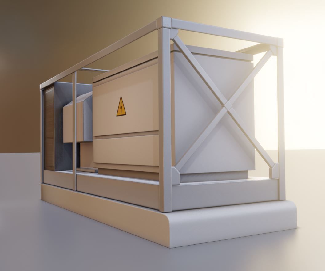 Power Storage Container Package 3D Model Collection_26