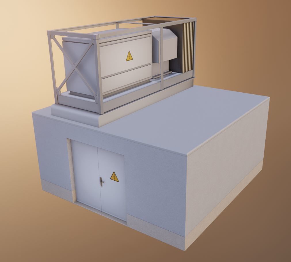 Power Storage Container Package 3D Model Collection_8