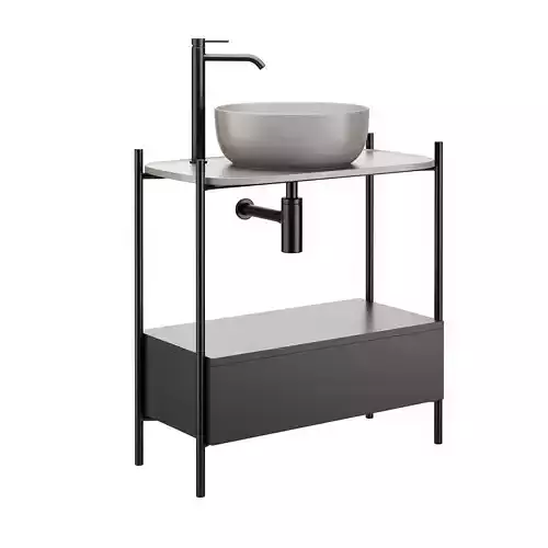 Diva 7 Floor Vanity Unit by Scarabeo Ceramiche