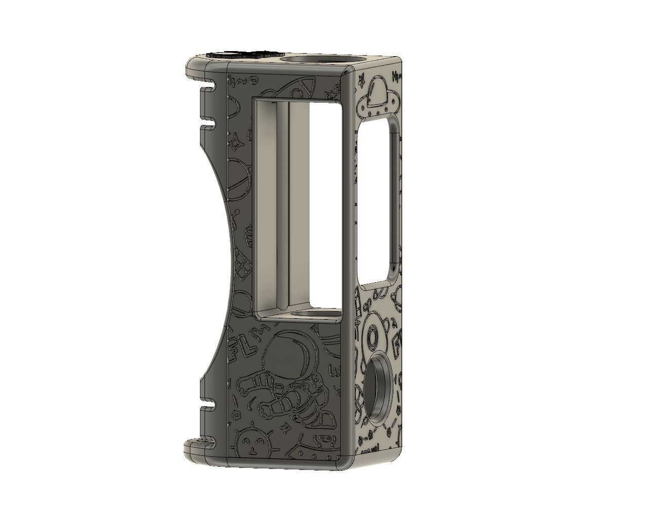 Boro Mechanical Mod reset connector by PRC Space Edition 3D print model_2