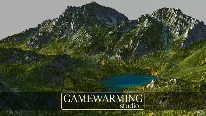 Autumn Lake Landscape - World Machine