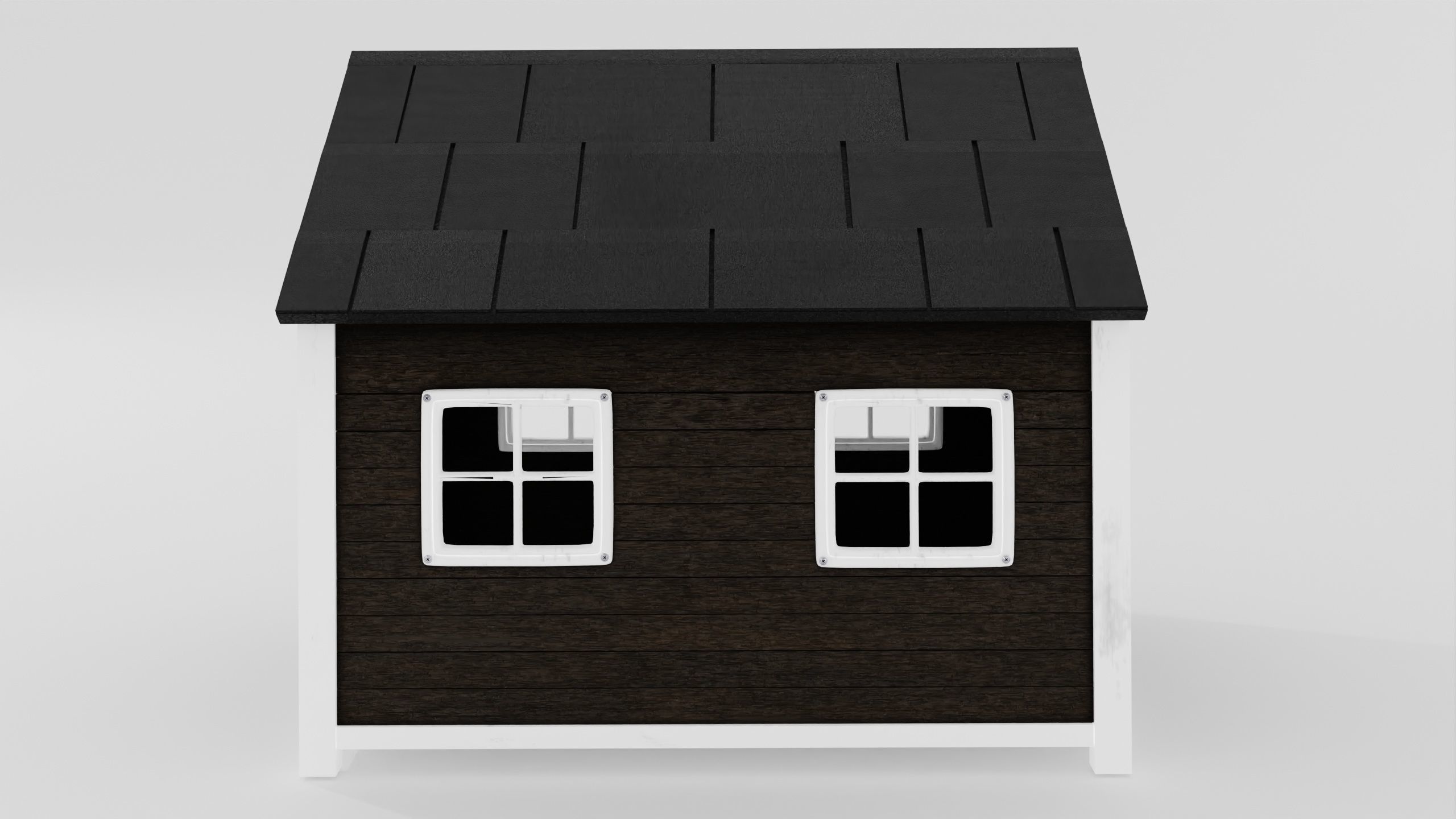 DogHouse03 dog house with roof 3D model_3