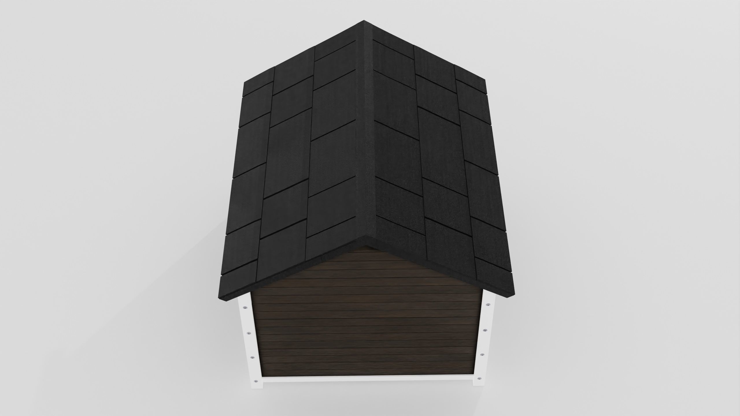 DogHouse03 dog house with roof 3D model_12