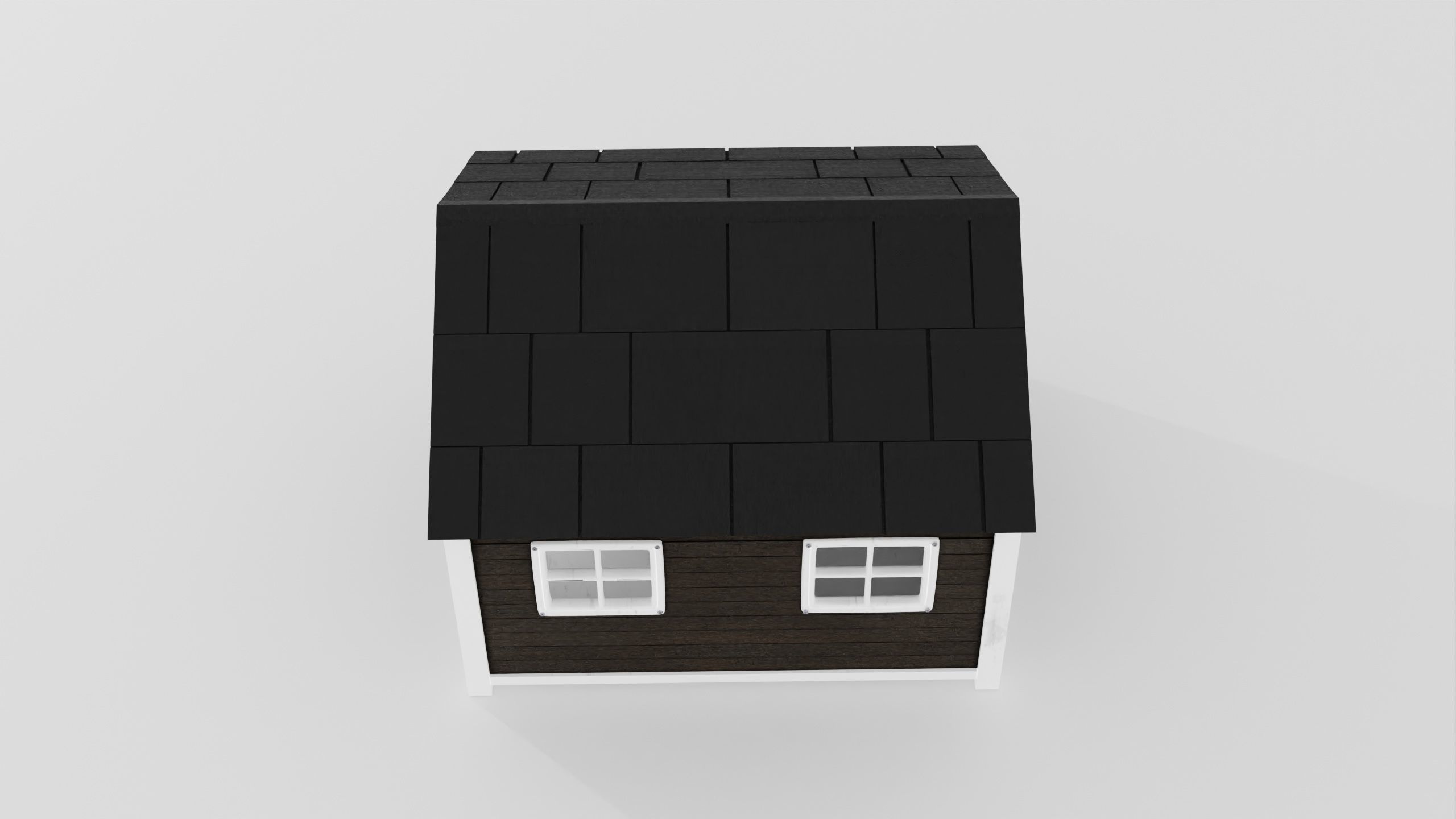 DogHouse03 dog house with roof 3D model_10