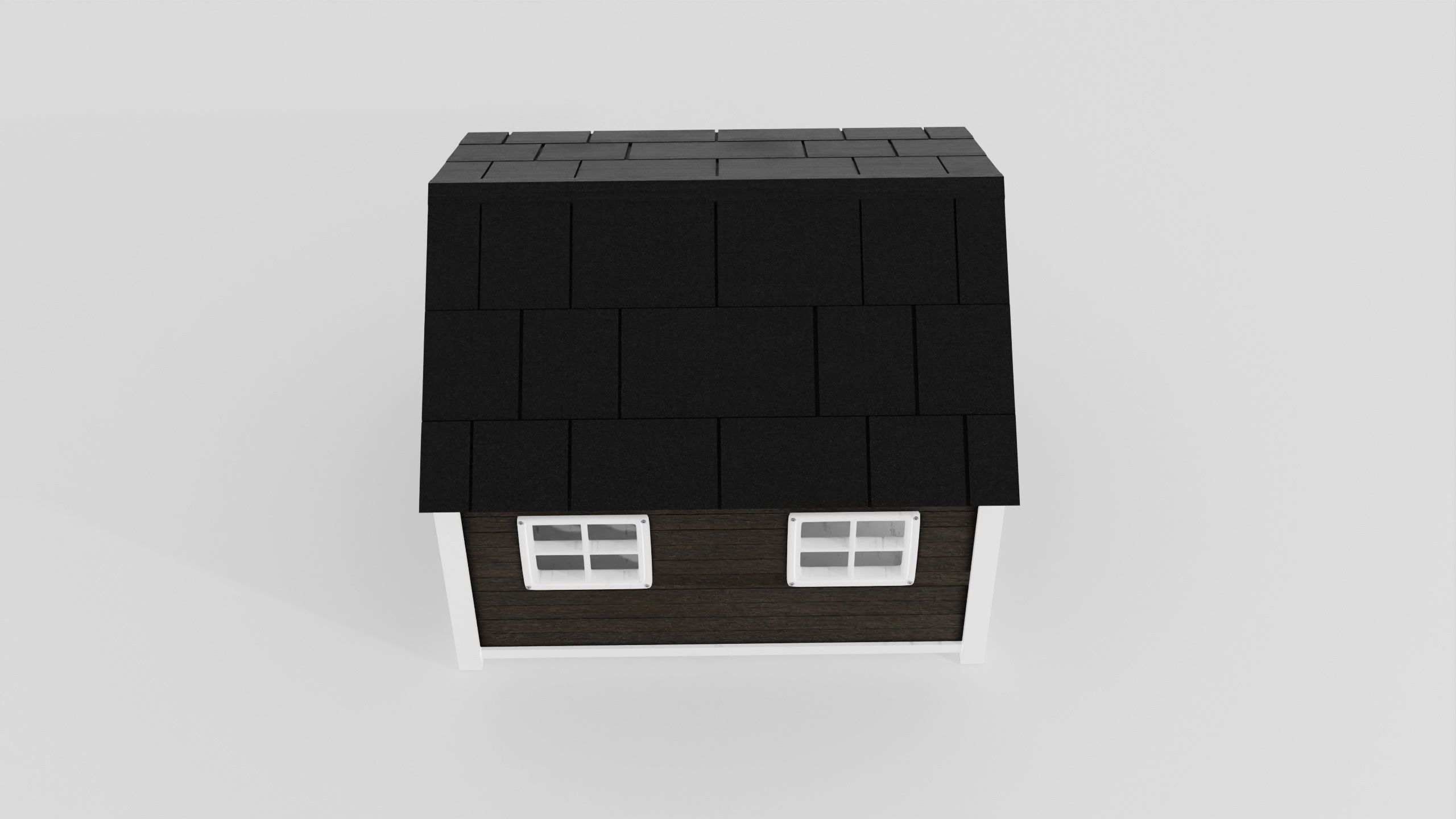 DogHouse03 dog house with roof 3D model_14