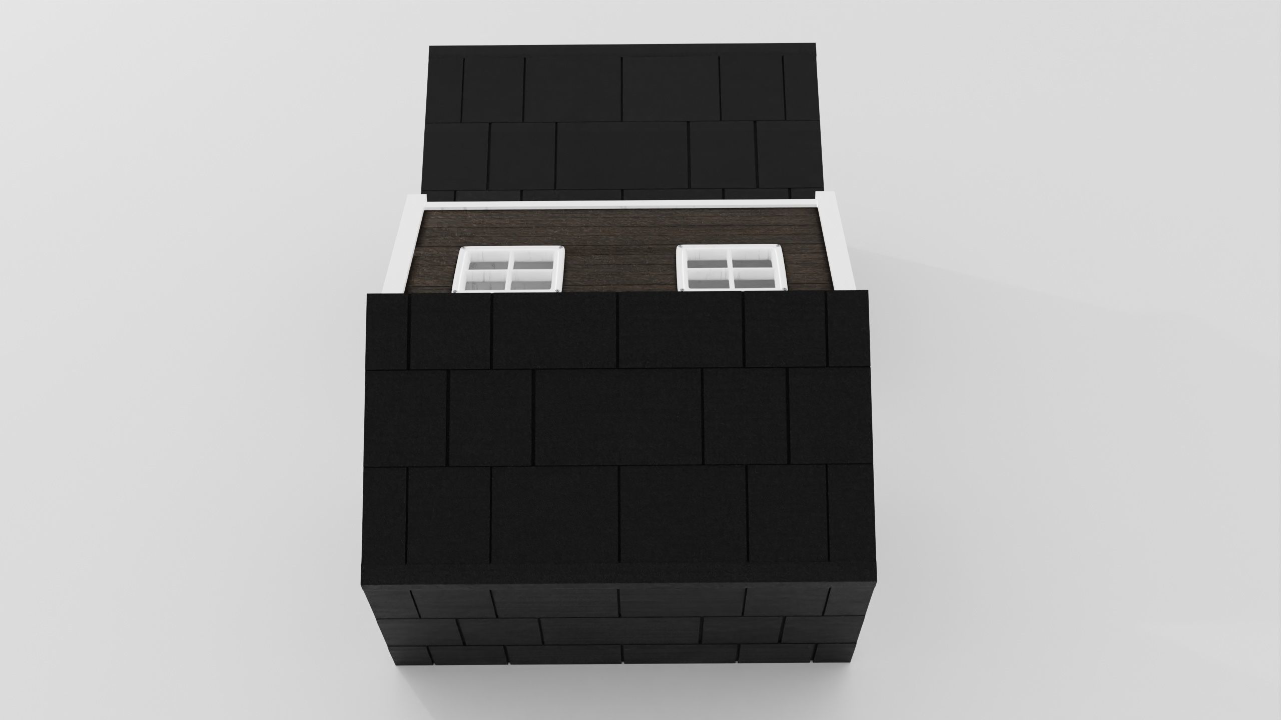 DogHouse03 dog house with roof 3D model_26