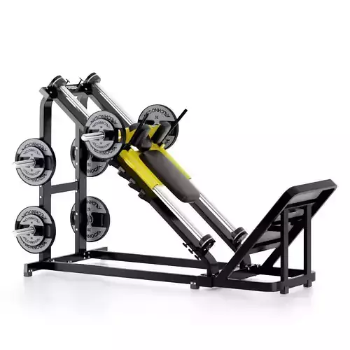 Gym Equipment Squat Low-poly 3D model