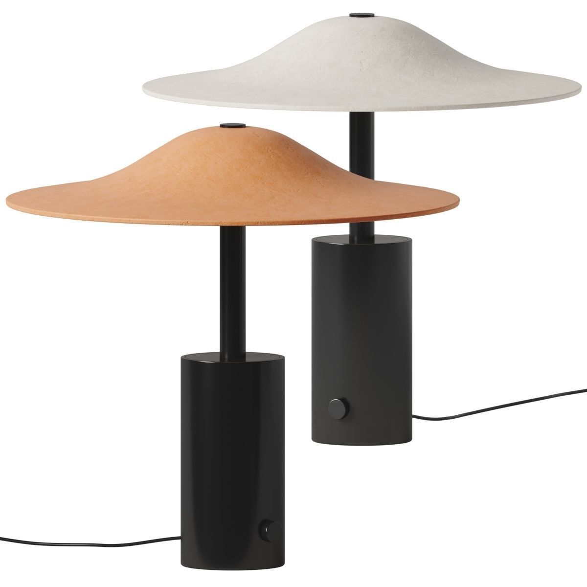 Ceramic Shade Table Lamp - In Common With 3D model_1