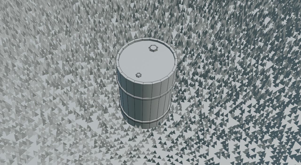 3D model Lowpoly Metal Barrel Game Ready VR / AR / low-poly | CGTrader