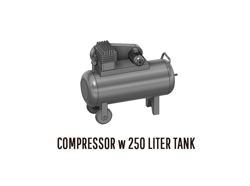 DET-0007 Roundhouse interior set of 17 items H0-scale 3D print model_3