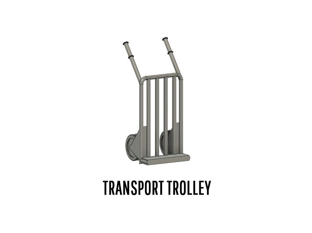 DET-0007 Roundhouse interior set of 17 items H0-scale 3D print model_11