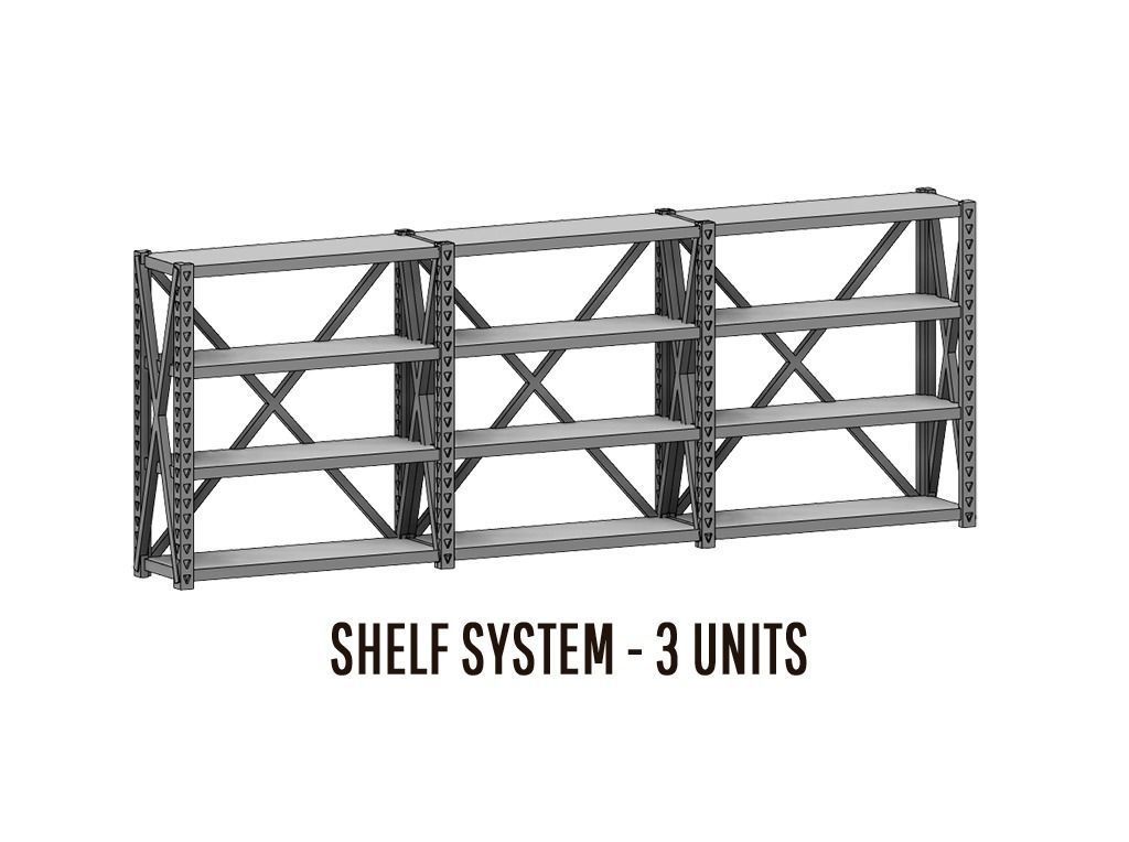 DET-0007 Roundhouse interior set of 17 items H0-scale 3D print model_7