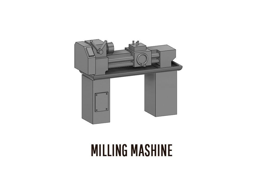 DET-0007 Roundhouse interior set of 17 items H0-scale 3D print model_2