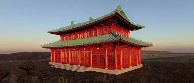 Vietnamese 13th century imperial hall