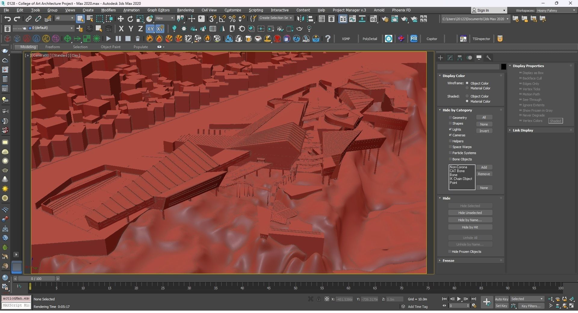 0128 - College of Art Architecture Project 3D model_32