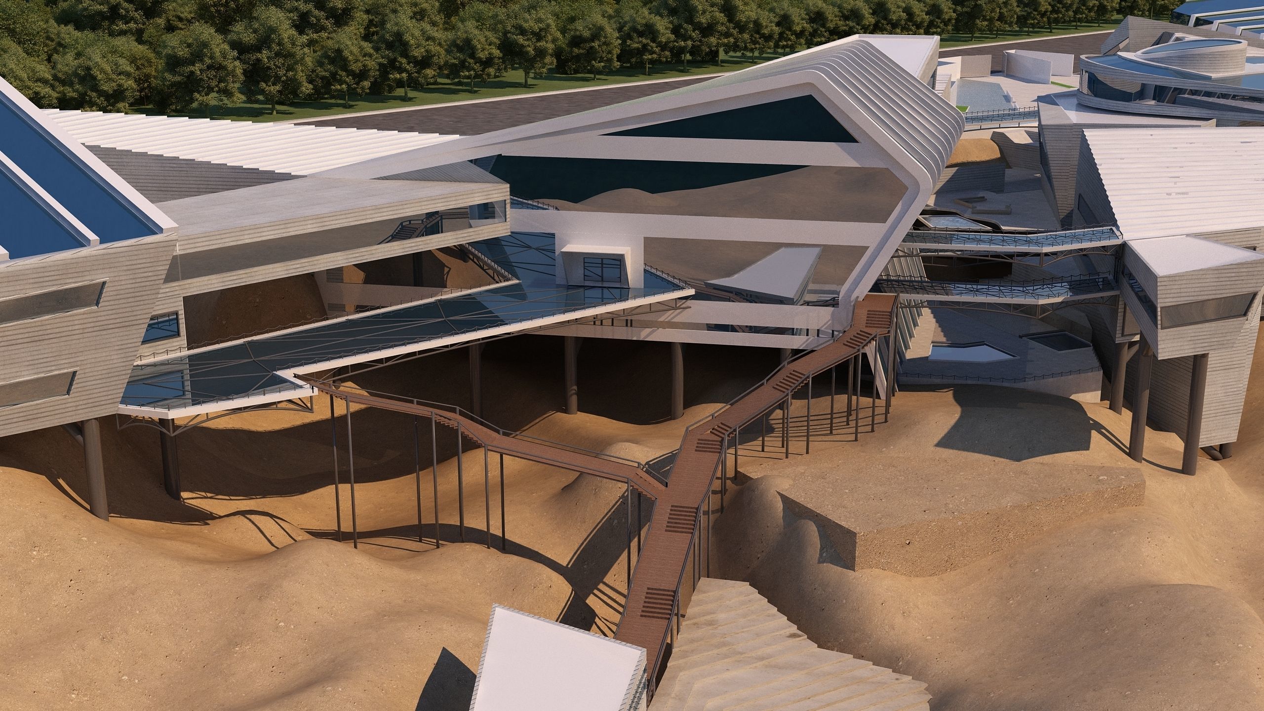 0128 - College of Art Architecture Project 3D model_9