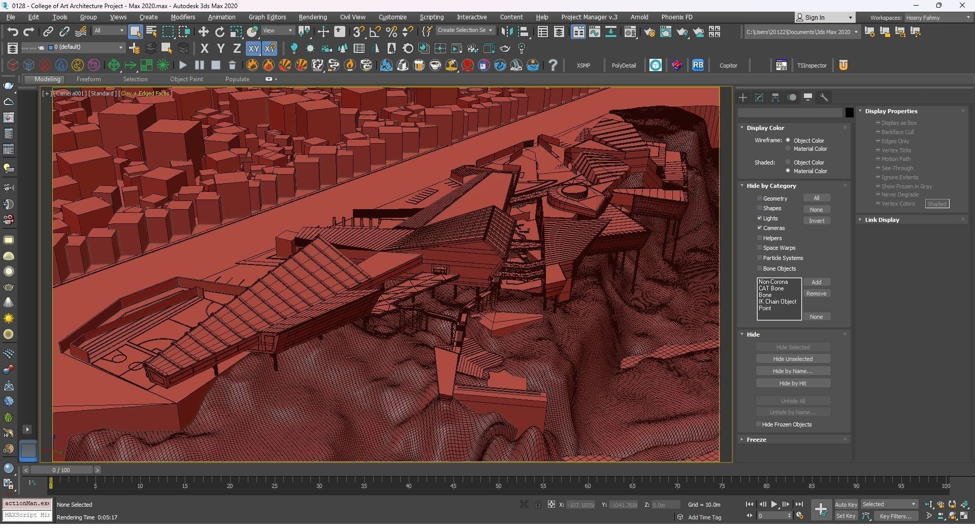 0128 - College of Art Architecture Project 3D model_31
