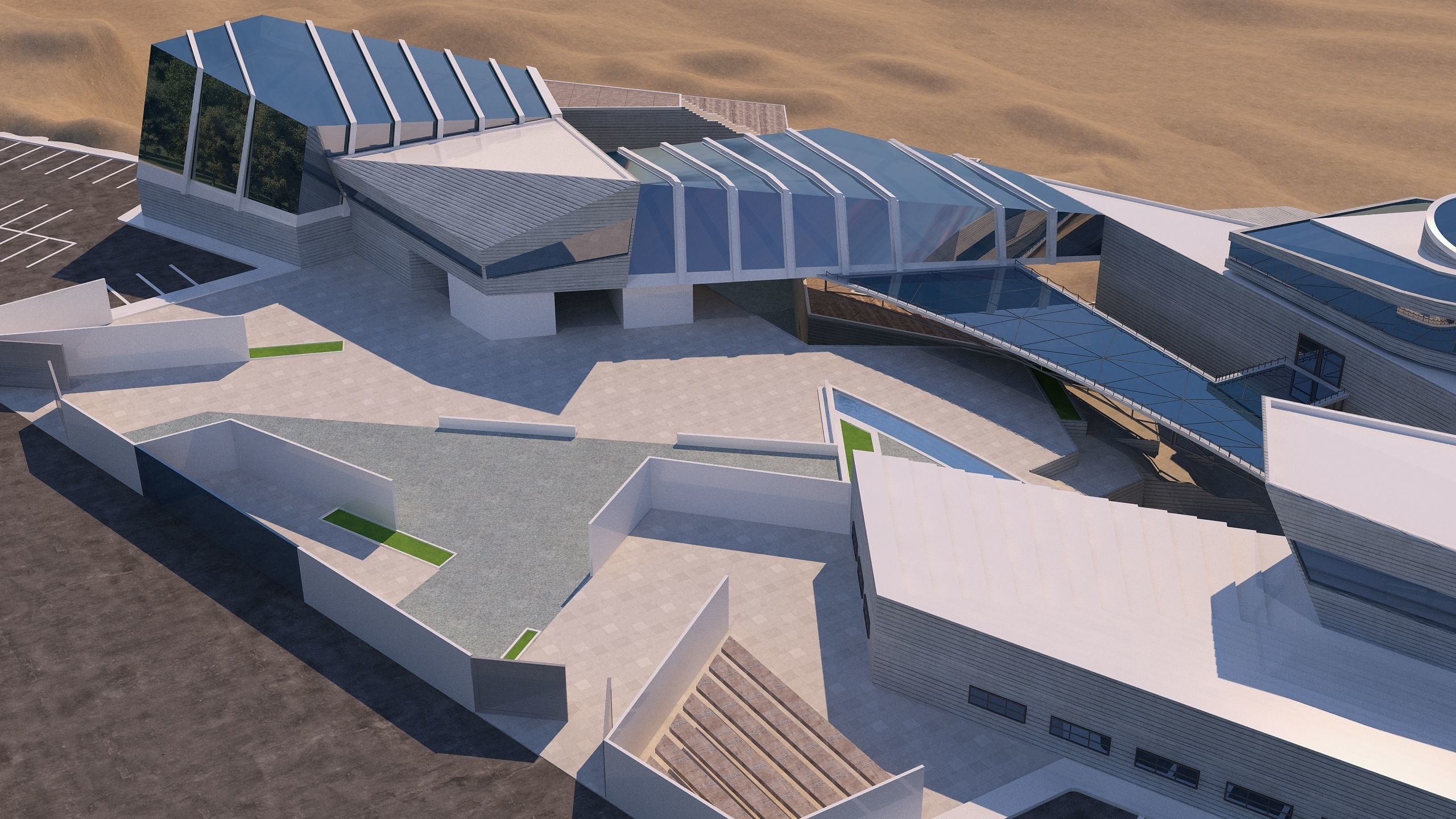 0128 - College of Art Architecture Project 3D model_6