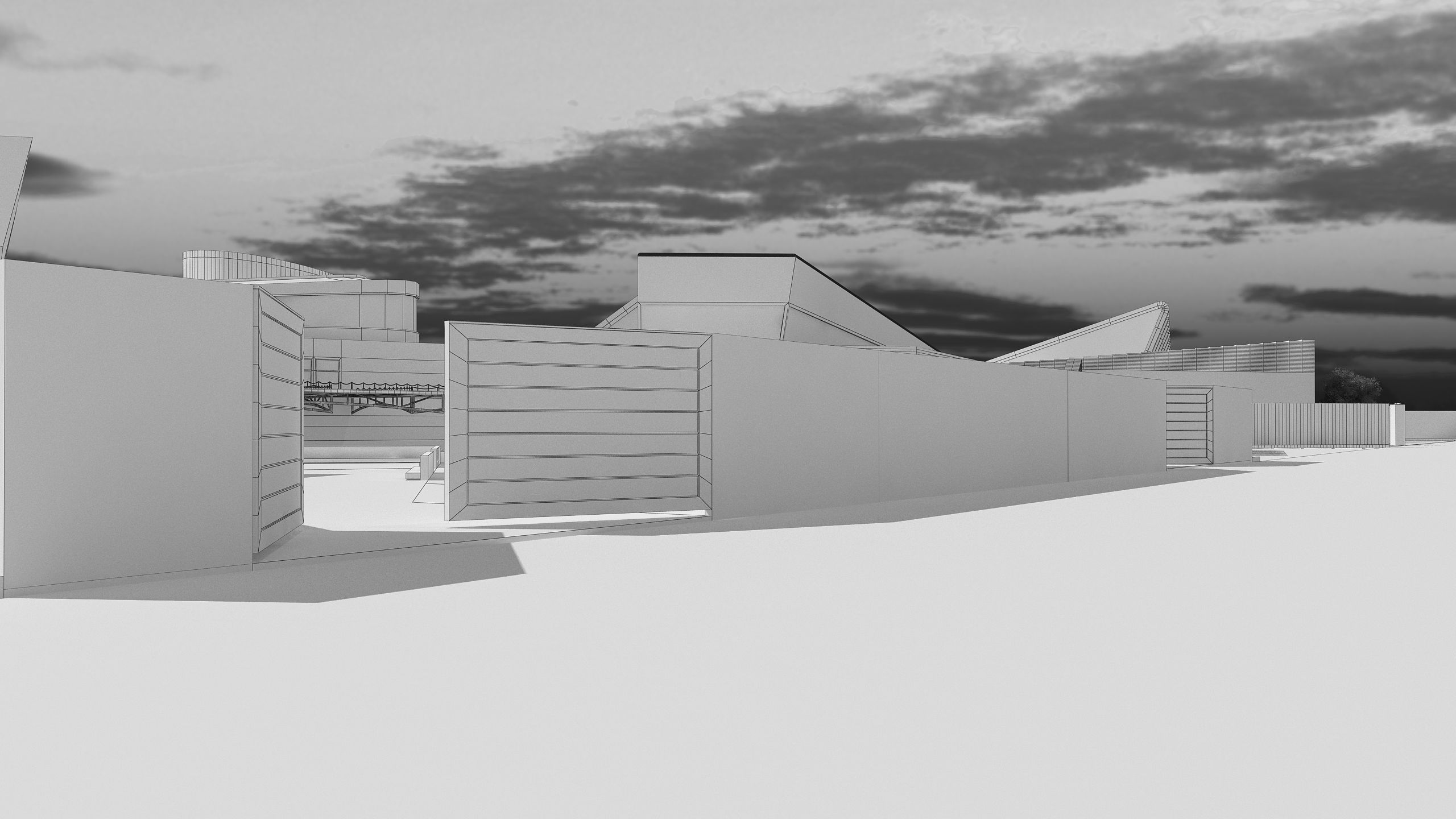 0128 - College of Art Architecture Project 3D model_19